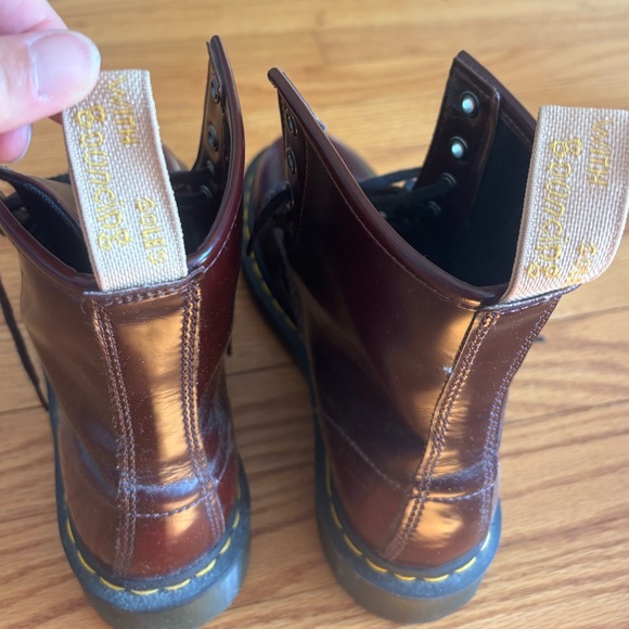 Dr. Martens 1460 8-Eye Leather Boots - Cherry - Picture 6 of 8